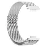 Huawei Watch Fit 2 Metal Hasır Kordon Woven Wire Metal Tasarım Kordon