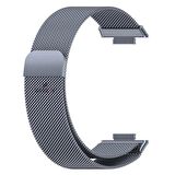 Huawei Watch Fit 2 Metal Hasır Kordon Woven Wire Metal Tasarım Kordon