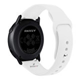 Samsung Galaxy Watch Active Active 2 44mm-40mm Uyumlu 20mm PureLux Soft Silikon Kordon