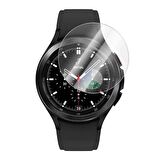 Samsung Galaxy Watch 4 Classic 42mm Uyumlu Polymer Nano 0.5 mm Watch Ekran Koruyucu
