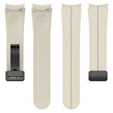 Samsung Galaxy Watch 6 40 43 44 47mm Uyumlu Kavisli Coastal Manyetik Tokalı Silikon Kordon