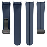 Samsung Galaxy Watch 6 40 43 44 47mm Uyumlu Kavisli Coastal Manyetik Tokalı Silikon Kordon