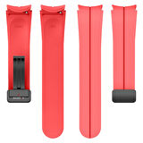 Samsung Galaxy Watch 6 40 43 44 47mm Uyumlu Kavisli Coastal Manyetik Tokalı Silikon Kordon