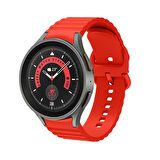 Samsung Galaxy Watch 6 40 43 44 47mm Orjinal Tasarım Kavisli Uyumlu AeroFlex Silikon Kordon
