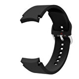 Samsung Galaxy Watch 6 40 43 44 47mm Uyumlu Orjinal Tasarım Kavisli PureLux Silikon Kordon