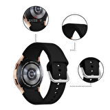 Samsung Galaxy Watch 6 40 43 44 47mm Uyumlu Orjinal Tasarım Kavisli PureLux Silikon Kordon