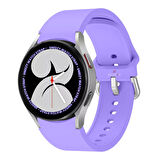 Samsung Galaxy Watch 6 40 43 44 47mm Uyumlu Orjinal Tasarım Kavisli PureLux Silikon Kordon