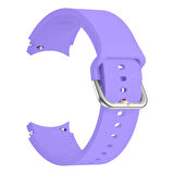 Samsung Galaxy Watch 6 40 43 44 47mm Uyumlu Orjinal Tasarım Kavisli PureLux Silikon Kordon