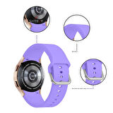 Samsung Galaxy Watch 6 40 43 44 47mm Uyumlu Orjinal Tasarım Kavisli PureLux Silikon Kordon