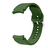 Samsung Galaxy Watch 6 40 43 44 47mm Uyumlu Orjinal Tasarım Kavisli PureLux Silikon Kordon