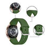 Samsung Galaxy Watch 6 40 43 44 47mm Uyumlu Orjinal Tasarım Kavisli PureLux Silikon Kordon