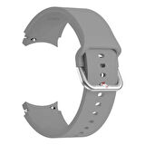 Samsung Galaxy Watch 6 40 43 44 47mm Uyumlu Orjinal Tasarım Kavisli PureLux Silikon Kordon