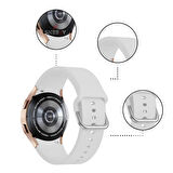 Samsung Galaxy Watch 6 40 43 44 47mm Uyumlu Orjinal Tasarım Kavisli PureLux Silikon Kordon