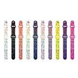 Sneezy Apple Watch 1-2-3-4-5-6-7-8-9-Ultra 42-44-45-49MM İle Uyumlu HueFusion Silikon Kordon