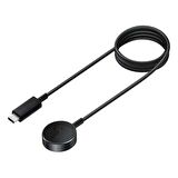 Sneezy Samsung Galaxy Watch 4 40-42-44-46mm İle Uyumlu Yedek Hızlı Type-C Şarj Kablosu