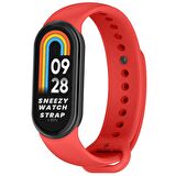 Sneezy Mİ Band 8 İle Uyumlu PureLux Soft Silikon Kordon
