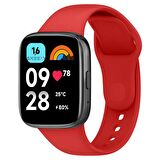 Sneezy Xiaomi Redmi Watch 3 Active Uyumlu PureLux Soft Silikon Kordon