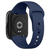Sneezy Xiaomi Redmi Watch 3 Active Uyumlu PureLux Soft Silikon Kordon