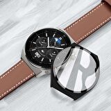 Sneezy Huawei Gt3 Pro 46mm PC Sert Kasa Ve Ekran Koruyucu