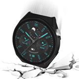 Sneezy Huawei Gt3 Pro 46mm PC Sert Kasa Ve Ekran Koruyucu