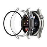 Sneezy Huawei Gt3 Pro 46mm PC Sert Kasa Ve Ekran Koruyucu