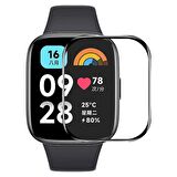 Sneezy Xiaomi Redmi Watch 3 Active İle Uyumlu Polymer Temperli Nano 0.5 mm Watch Ekran Koruyucu