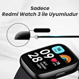 Sneezy Xiaomi Redmi Watch 3 İle Uyumlu Polymer Temperli Nano 0.5 mm Watch Ekran Koruyucu