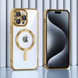 Sneezy İphone 11 İle Uyumlu Reflect Line MagSafe Uyumlu İnce Tasarım Kapak