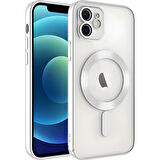 Sneezy İphone 11 İle Uyumlu Reflect Line MagSafe Uyumlu İnce Tasarım Kapak