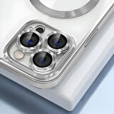 Sneezy İphone 11 İle Uyumlu Reflect Line MagSafe Uyumlu İnce Tasarım Kapak