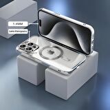 Sneezy İphone 11 İle Uyumlu Reflect Line MagSafe Uyumlu İnce Tasarım Kapak