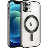 Sneezy İphone 11 İle Uyumlu Reflect Line MagSafe Uyumlu İnce Tasarım Kapak