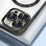 Sneezy İphone 11 İle Uyumlu Reflect Line MagSafe Uyumlu İnce Tasarım Kapak