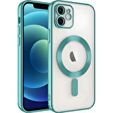 Sneezy İphone 11 İle Uyumlu Reflect Line MagSafe Uyumlu İnce Tasarım Kapak