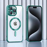 Sneezy İphone 11 İle Uyumlu Reflect Line MagSafe Uyumlu İnce Tasarım Kapak