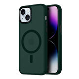 Sneezy İphone 14 İle Uyumlu Magnetic Matte Prism Kapak
