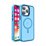 Sneezy İphone 13 İle Uyumlu Magnetic Matte Prism Kapak