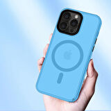 Sneezy İphone 13 İle Uyumlu Magnetic Matte Prism Kapak