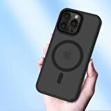 Sneezy İphone 11 İle Uyumlu Magnetic Matte Prism Kapak