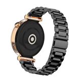 Sneezy Huawei Watch Gt4 41mm İle Uyumlu 18mm Ironweft Döküm Çelik Metal Kordon