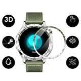 Sneezy Huawei Gt4 46mm Yeşil İle Uyumlu Polymer Temperli Nano 0.5 mm Watch Ekran Koruyucu