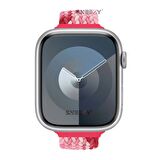 Sneezy Apple Watch 42-44-45-49mm İle Uyumlu Metal Klips Solo Fiberlink Örgü Kordon