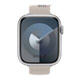 Sneezy Apple Watch 42-44-45-49mm İle Uyumlu Metal Klips Solo Fiberlink Örgü Kordon