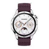 Sneezy Huawei Watch 4 46mm-Watch 4 Pro 22mm Uyumlu Metal Klips Solo Fiberlink Örgü Kordon