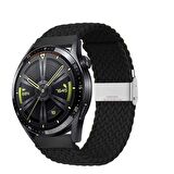 Sneezy Amazfit Watch GTR 3 Pro-GTR 3-GTR 2e-GTS 2-GTR 47mm 22mm Uyumlu Metal Klips Solo Fiberlink Örgü Kordon