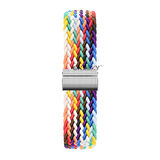 Sneezy Samsung Galaxy Watch 5 40-44mm İle Uyumlu 20mm Metal Klips Solo Fiberlink Örgü Kordon