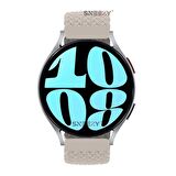 Sneezy Huawei Watch GT 3 Elegant Active 42mm Uyumlu 20mm Metal Klips Solo Fiberlink Örgü Kordon