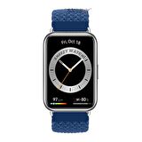 Sneezy Huawei Watch Fit 2 İle Uyumlu Metal Klips Solo Fiberlink Örgü Kordon