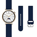 Sneezy Huawei Watch GT4 41mm İle Uyumlu 18mm PureLux Soft Tokalı Silikon Kordon