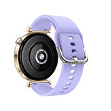 Sneezy Huawei Watch GT4 41mm İle Uyumlu 18mm PureLux Soft Tokalı Silikon Kordon